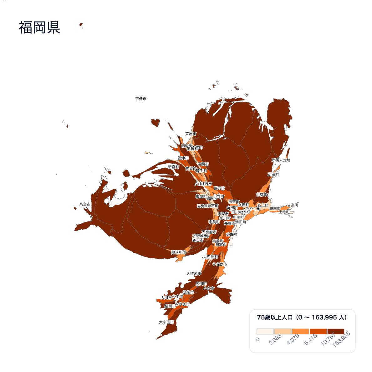 都道府県カルトグラム